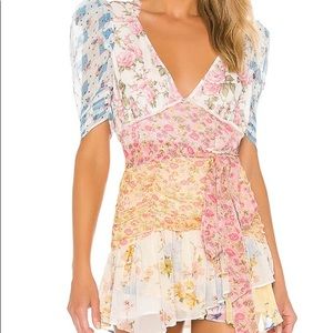 Love Shack Fancy Arlo Silk Dress
